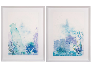 Fondo Marino I & II - Paper Painting by NOVOCUADRO ART COMPANY - view 2